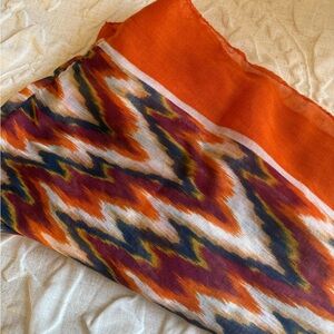 Vibrant Multicolor Patterned Scarf